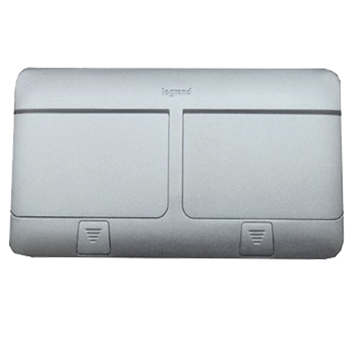 LEGRAND 8 MODULE-4MX2 POP UP ALUMINIUM MATT